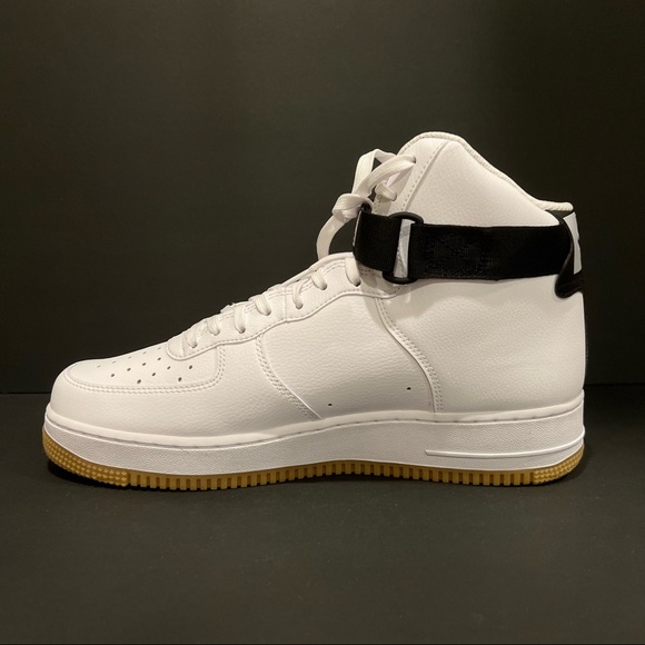 nike air force 1 high white university gold